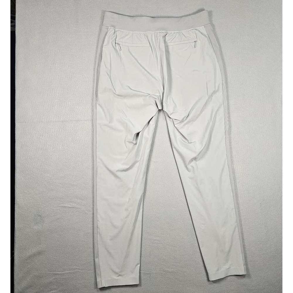 Athleta Women's Pants Size 6 Gray Stretch Pull On Zip‎ Pocket Ankle Slit - Picture 6 of 11